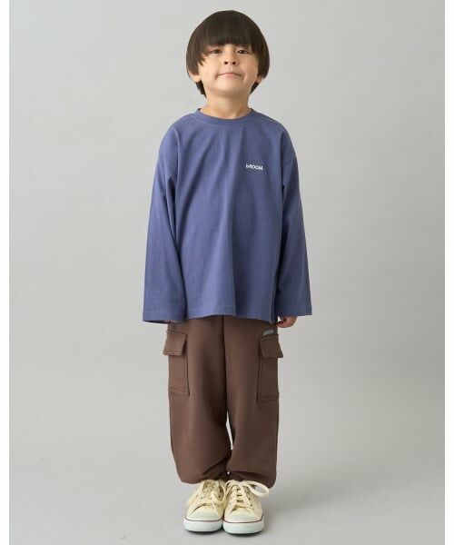 b・ROOM / ビールーム Tシャツ | 【デイリースタンダードウェアシリーズ】ゆるっとオーバーサイズのワンポイントシンプル長袖Tシャツ | 詳細28