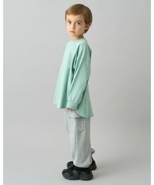 b・ROOM / ビールーム Tシャツ | 【デイリースタンダードウェアシリーズ】ゆるっとオーバーサイズのシンプル長袖Tシャツ | 詳細25