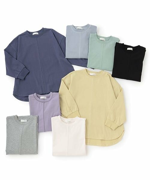 b・ROOM / ビールーム Tシャツ | 【デイリースタンダードウェアシリーズ】ゆるっとオーバーサイズのシンプル長袖Tシャツ | 詳細6