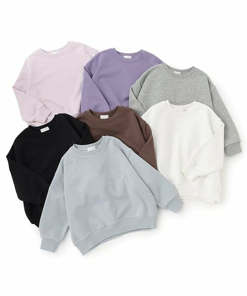 b・ROOM / ビールーム スウェット | 【デイリースタンダードウェアシリーズ】【吸水速乾】ぷくっとオーバーサイズのスウェット | 詳細10