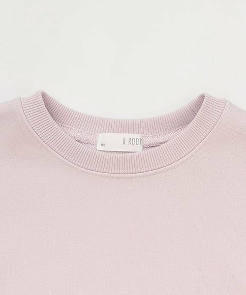 b・ROOM / ビールーム スウェット | 【デイリースタンダードウェアシリーズ】【吸水速乾】ぷくっとオーバーサイズのスウェット | 詳細2