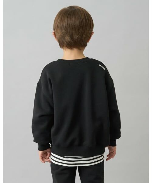 b・ROOM / ビールーム スウェット | 【デイリースタンダードウェアシリーズ】【吸水速乾】ぷくっとオーバーサイズのスウェット（黒）