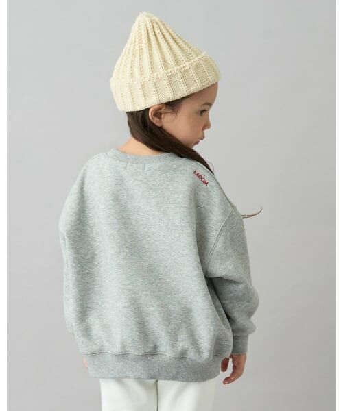 b・ROOM / ビールーム スウェット | 【デイリースタンダードウェアシリーズ】【吸水速乾】ぷくっとオーバーサイズのスウェット（トップ グレー）