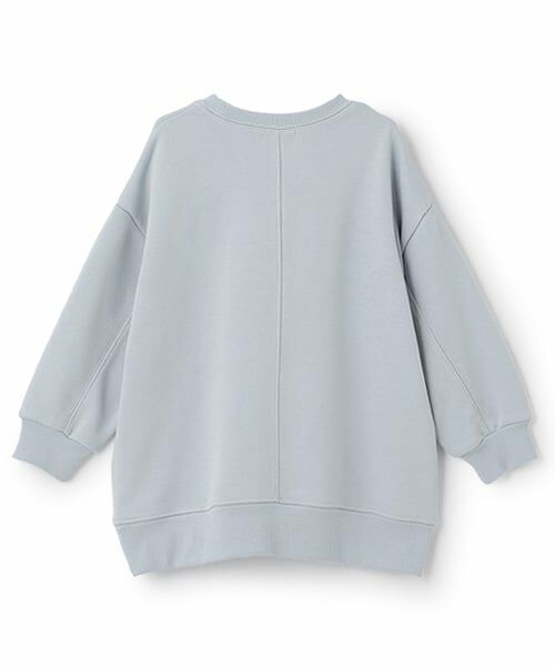 b・ROOM / ビールーム スウェット | 【デイリースタンダードウェアシリーズ】【吸水速乾】ぷくっとオーバーサイズの配色ステッチスウェット | 詳細1