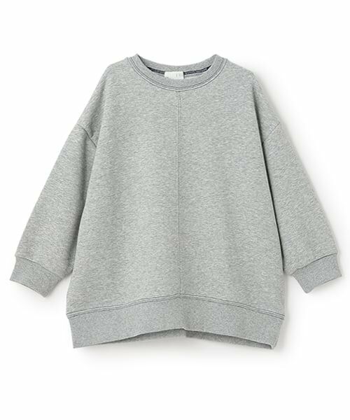 b・ROOM / ビールーム スウェット | 【デイリースタンダードウェアシリーズ】【吸水速乾】ぷくっとオーバーサイズの配色ステッチスウェット | 詳細13
