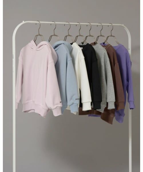 b・ROOM / ビールーム スウェット | 【デイリースタンダードウェアシリーズ】【吸水速乾】ぷくっとオーバーサイズの配色ステッチスウェット | 詳細18