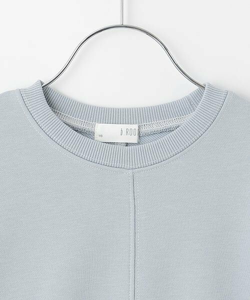 b・ROOM / ビールーム スウェット | 【デイリースタンダードウェアシリーズ】【吸水速乾】ぷくっとオーバーサイズの配色ステッチスウェット | 詳細2