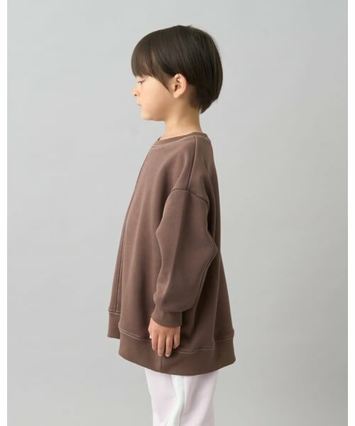 b・ROOM / ビールーム スウェット | 【デイリースタンダードウェアシリーズ】【吸水速乾】ぷくっとオーバーサイズの配色ステッチスウェット | 詳細25