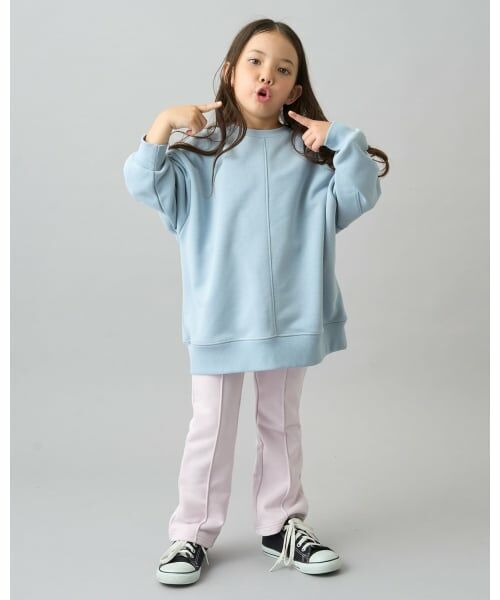 b・ROOM / ビールーム スウェット | 【デイリースタンダードウェアシリーズ】【吸水速乾】ぷくっとオーバーサイズの配色ステッチスウェット | 詳細26