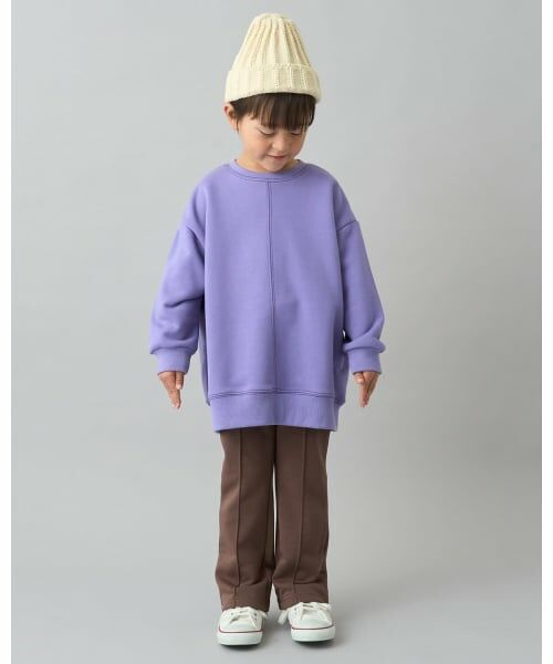 b・ROOM / ビールーム スウェット | 【デイリースタンダードウェアシリーズ】【吸水速乾】ぷくっとオーバーサイズの配色ステッチスウェット | 詳細28