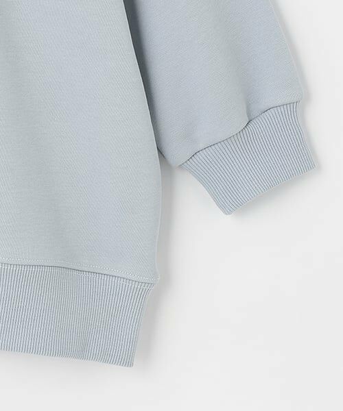 b・ROOM / ビールーム スウェット | 【デイリースタンダードウェアシリーズ】【吸水速乾】ぷくっとオーバーサイズの配色ステッチスウェット | 詳細3