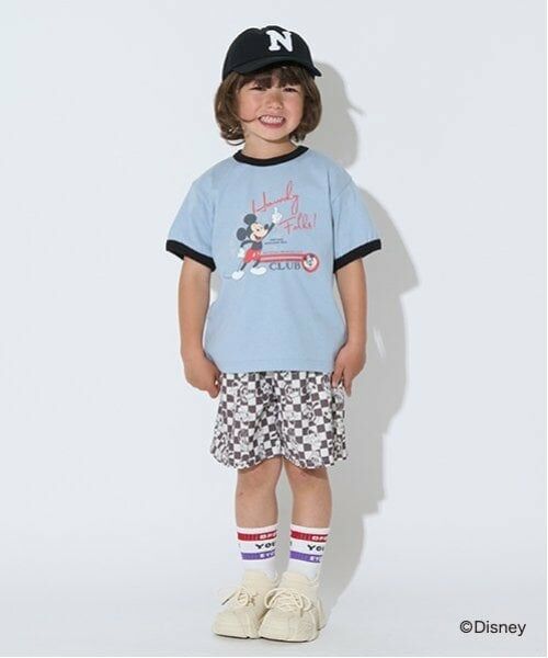 b・ROOM / ビールーム Tシャツ | 【Disney】【カイテキ天竺】アソートプリントリンガーTシャツ | 詳細12