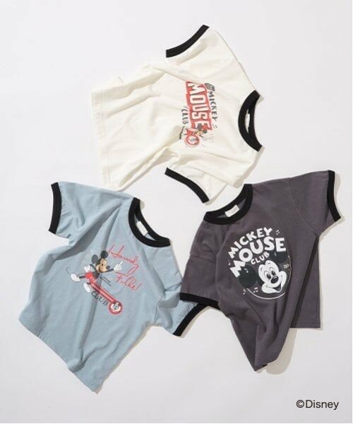 b・ROOM / ビールーム Tシャツ | 【Disney】【カイテキ天竺】アソートプリントリンガーTシャツ | 詳細21