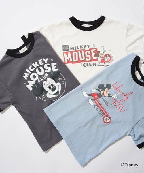 b・ROOM / ビールーム Tシャツ | 【Disney】【カイテキ天竺】アソートプリントリンガーTシャツ | 詳細7