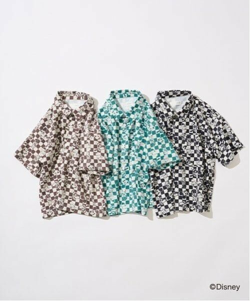 b・ROOM / ビールーム シャツ・ブラウス | 【Disney】【セットアップ可】総柄シャツ | 詳細1
