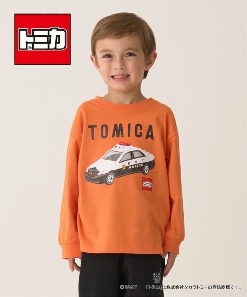 b・ROOM / ビールーム Tシャツ | 【トミカ】【カイテキ天竺】Emergency Vehicle Tシャツ（オレンジ）