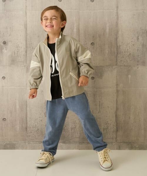 b・ROOM / ビールーム ブルゾン | ビッグシルエットバイカラーウィンドブレーカー | 詳細12