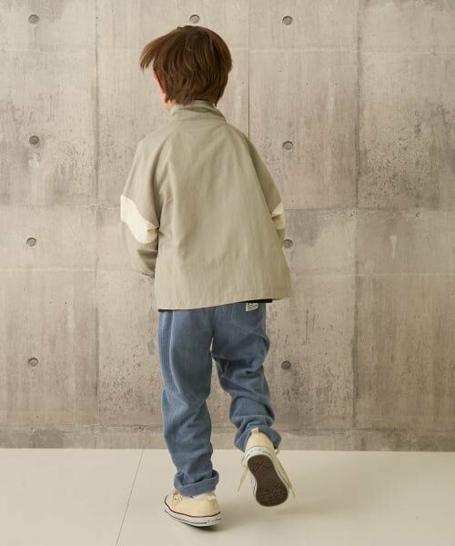 b・ROOM / ビールーム ブルゾン | ビッグシルエットバイカラーウィンドブレーカー | 詳細15
