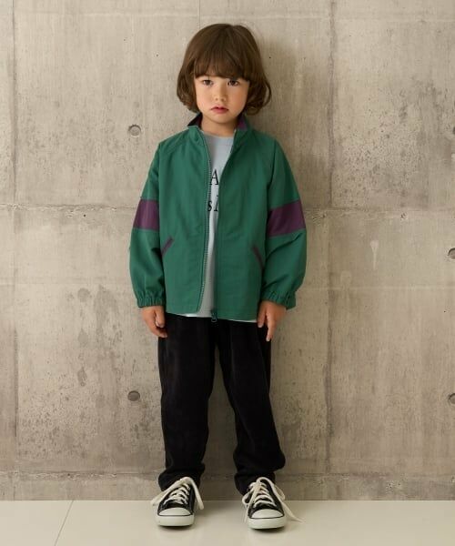 b・ROOM / ビールーム ブルゾン | ビッグシルエットバイカラーウィンドブレーカー | 詳細16