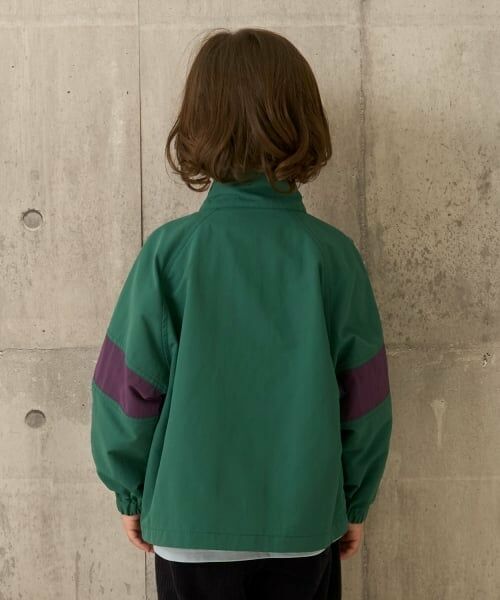 b・ROOM / ビールーム ブルゾン | ビッグシルエットバイカラーウィンドブレーカー | 詳細18