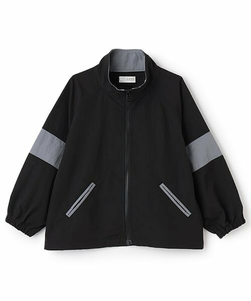 b・ROOM / ビールーム ブルゾン | ビッグシルエットバイカラーウィンドブレーカー | 詳細2