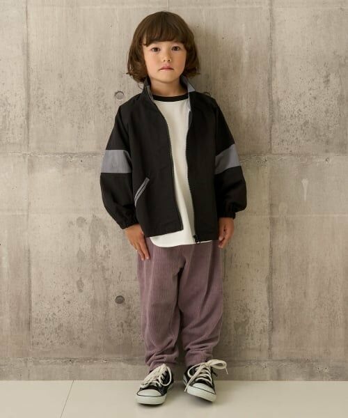 b・ROOM / ビールーム ブルゾン | ビッグシルエットバイカラーウィンドブレーカー | 詳細20