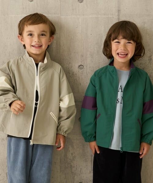 b・ROOM / ビールーム ブルゾン | ビッグシルエットバイカラーウィンドブレーカー | 詳細23