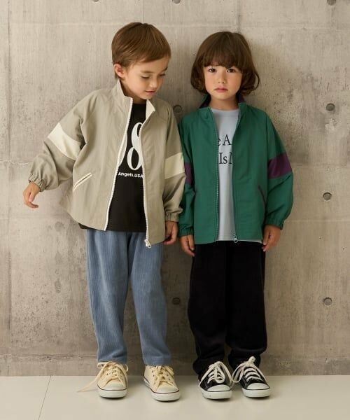 b・ROOM / ビールーム ブルゾン | ビッグシルエットバイカラーウィンドブレーカー | 詳細24