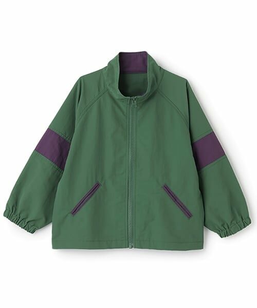 b・ROOM / ビールーム ブルゾン | ビッグシルエットバイカラーウィンドブレーカー | 詳細3