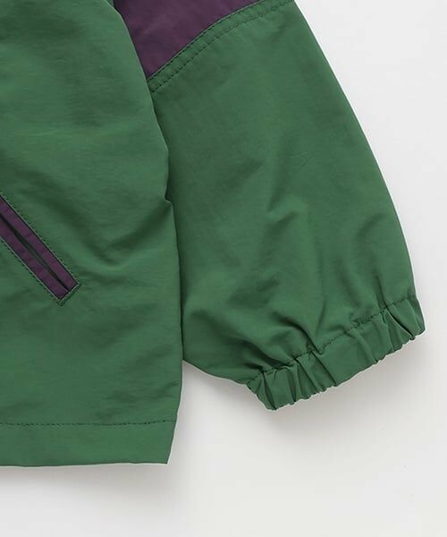 b・ROOM / ビールーム ブルゾン | ビッグシルエットバイカラーウィンドブレーカー | 詳細7