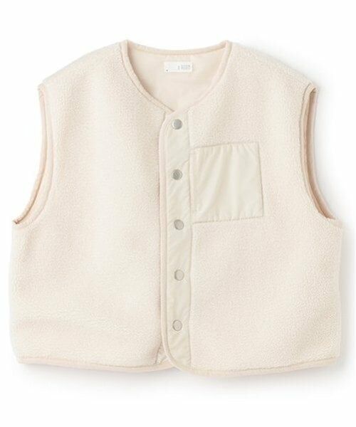 b・ROOM / ビールーム ダウンジャケット・ベスト | 【組み合わせ自由シリーズ】ボアベスト | 詳細1