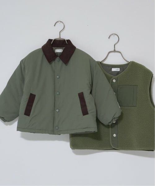b・ROOM / ビールーム ダウンジャケット・ベスト | 【組み合わせ自由シリーズ】ボアベスト | 詳細16