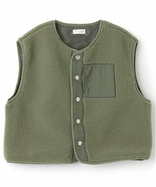 b・ROOM / ビールーム ダウンジャケット・ベスト | 【組み合わせ自由シリーズ】ボアベスト | 詳細2