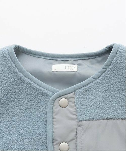 b・ROOM / ビールーム ダウンジャケット・ベスト | 【組み合わせ自由シリーズ】ボアベスト | 詳細6