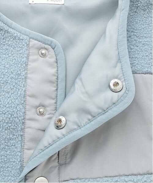 b・ROOM / ビールーム ダウンジャケット・ベスト | 【組み合わせ自由シリーズ】ボアベスト | 詳細7