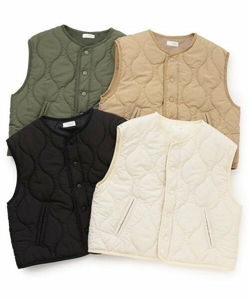 b・ROOM / ビールーム ダウンジャケット・ベスト | 【組み合わせ自由シリーズ】キルティングベスト | 詳細14