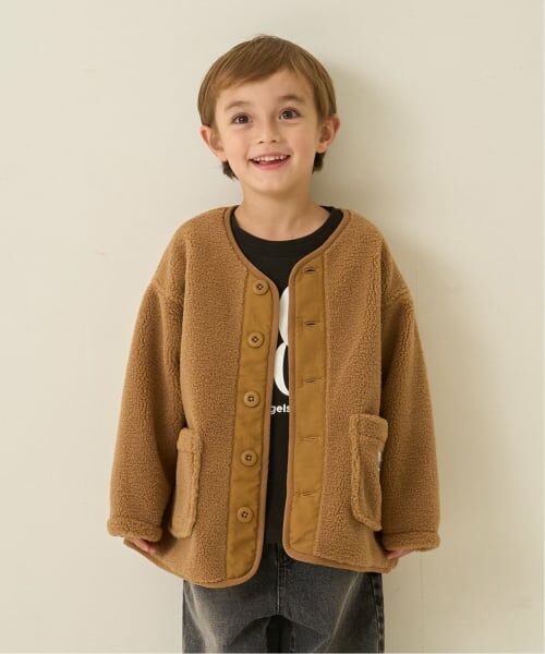 b・ROOM / ビールーム ブルゾン | 【組み合わせ自由シリーズ】ボアブルゾン（ベージュ）