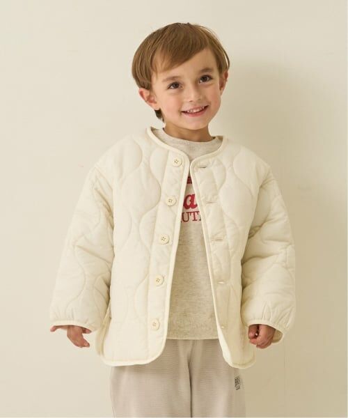 b・ROOM / ビールーム ブルゾン | 【組み合わせ自由シリーズ】キルティングジャケット（オフ ホワイト）