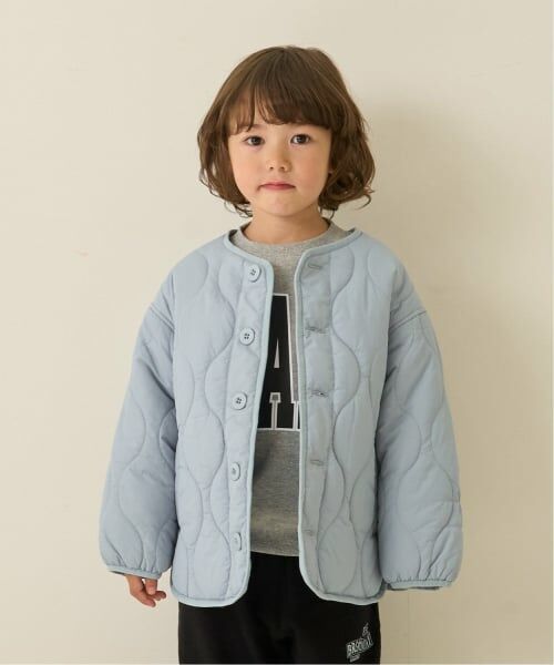 b・ROOM / ビールーム ブルゾン | 【組み合わせ自由シリーズ】キルティングジャケット（ブルー グレー）