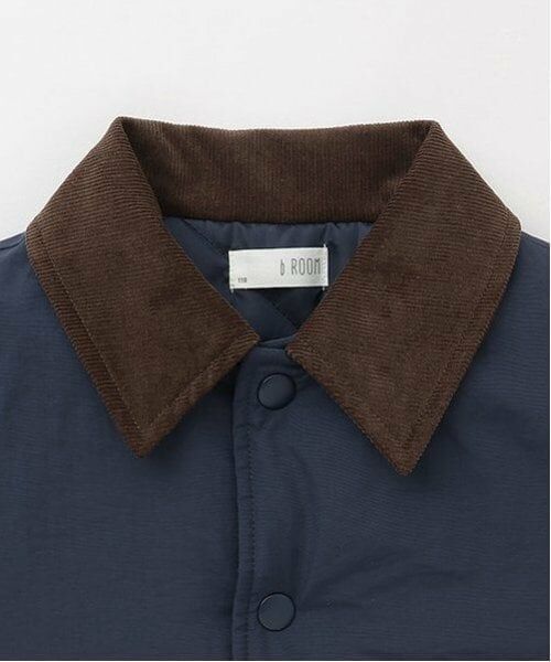 b・ROOM / ビールーム ブルゾン | 【組み合わせ自由シリーズ】コーデュロイ衿パフジャケット | 詳細5