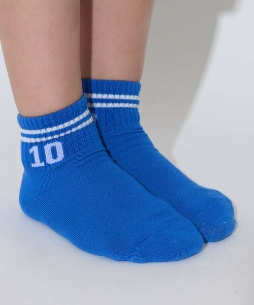 b・ROOM / ビールーム ソックス | ナンバリングソックス（ブルー）