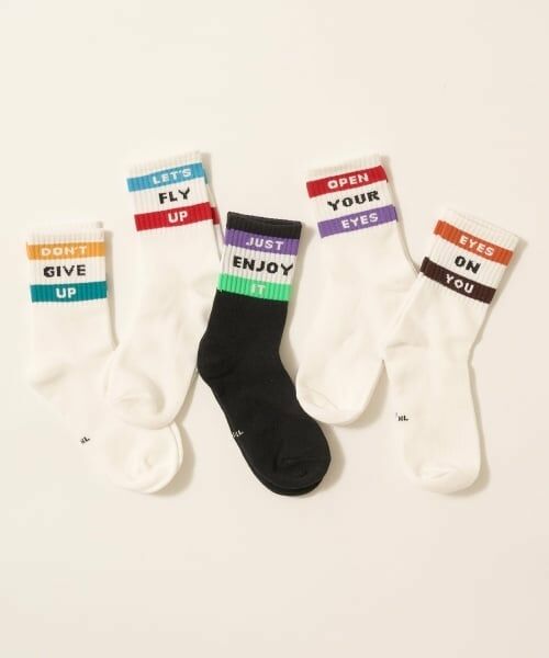 b・ROOM / ビールーム ソックス | ラインロゴソックス | 詳細5