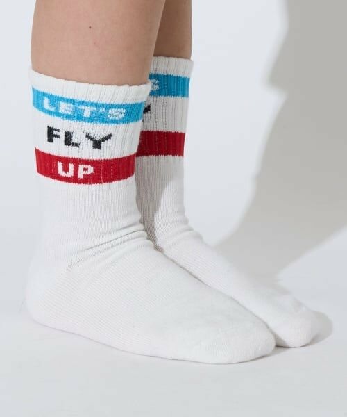 b・ROOM / ビールーム ソックス | ラインロゴソックス（ターコ）