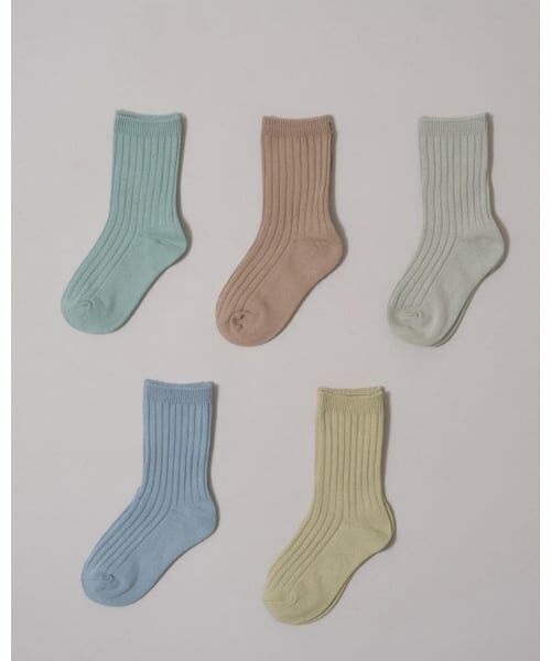 b・ROOM / ビールーム ソックス | 【デイリースタンダードウェアシリーズ】ニュアンスカラーベーシックソックス | 詳細1