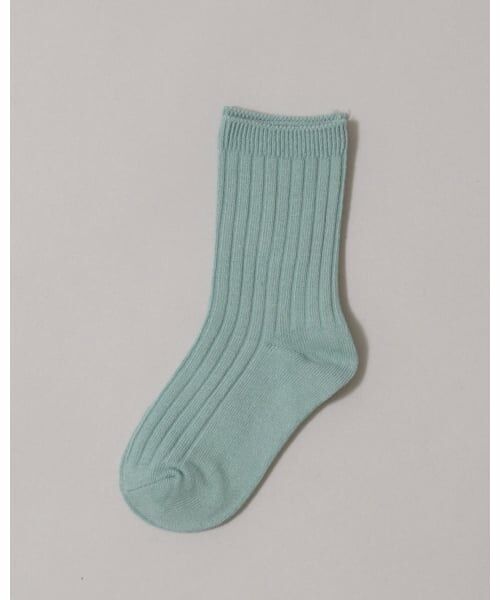 b・ROOM / ビールーム ソックス | 【デイリースタンダードウェアシリーズ】ニュアンスカラーベーシックソックス（モス グリーン）
