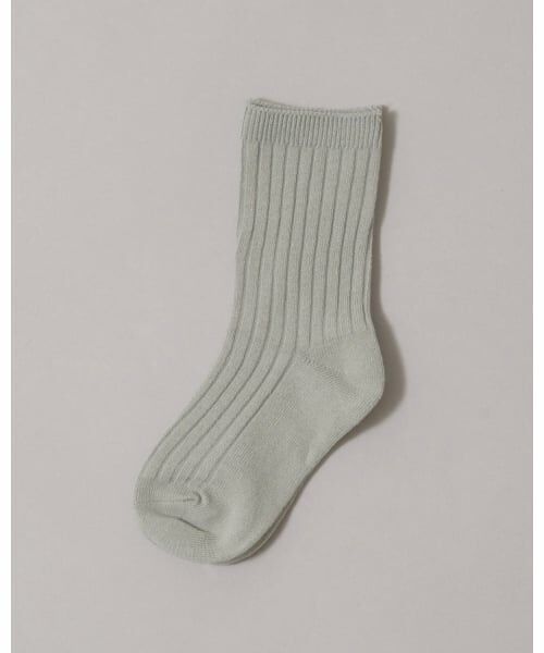 b・ROOM / ビールーム ソックス | 【デイリースタンダードウェアシリーズ】ニュアンスカラーベーシックソックス（グレー）