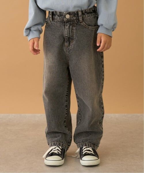 b・ROOM / ビールーム その他パンツ | 【LOVE DENIM】ルーズストレートパンツ（黒）