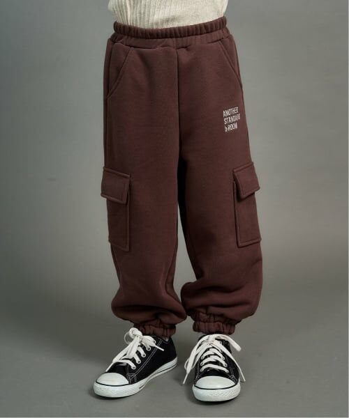 b・ROOM / ビールーム その他パンツ | 【速乾裏毛】サイドポケットスウェットパンツ（コゲ茶）