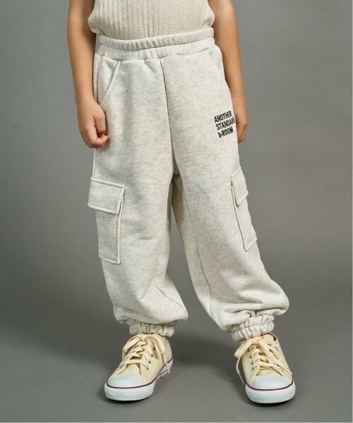 b・ROOM / ビールーム その他パンツ | 【速乾裏毛】サイドポケットスウェットパンツ（シロ杢）