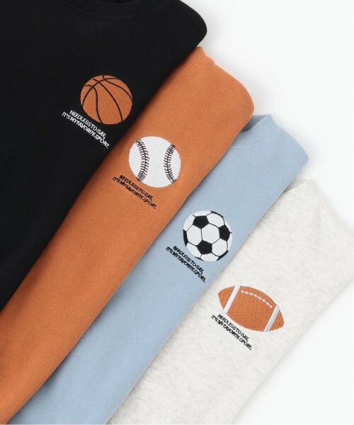b・ROOM / ビールーム スウェット | 【毛玉バイバイ裏毛】スポーツモチーフアソートスウェット | 詳細12